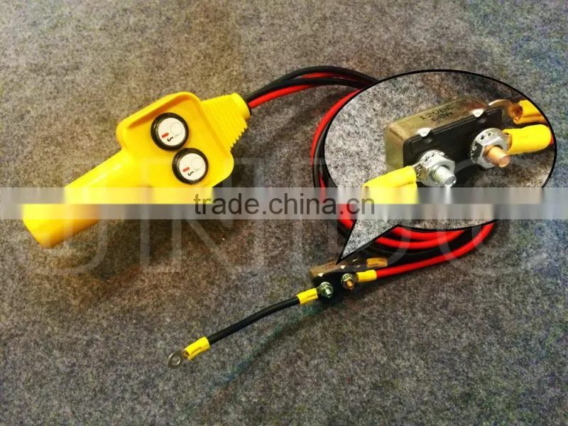 12V 3000lbs electric winch 500kg crane pick-up truck lift crane
