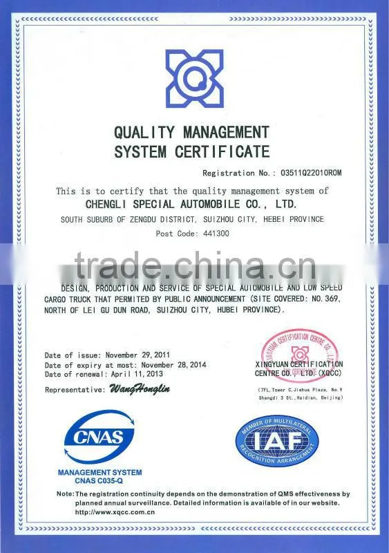 DONGFENG 4*2 Steel Truck Stake 5ton