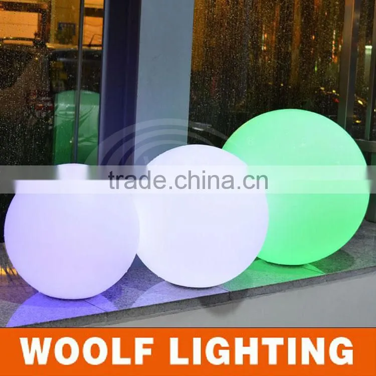 Remote Control Color Party Used Glow LED Sphere Light