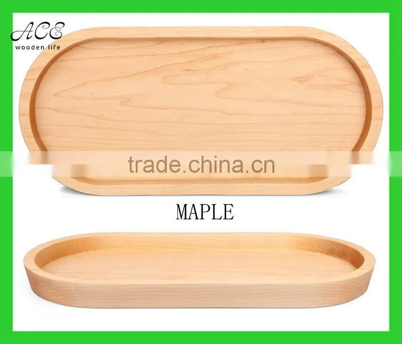 Custom wooden serving plate