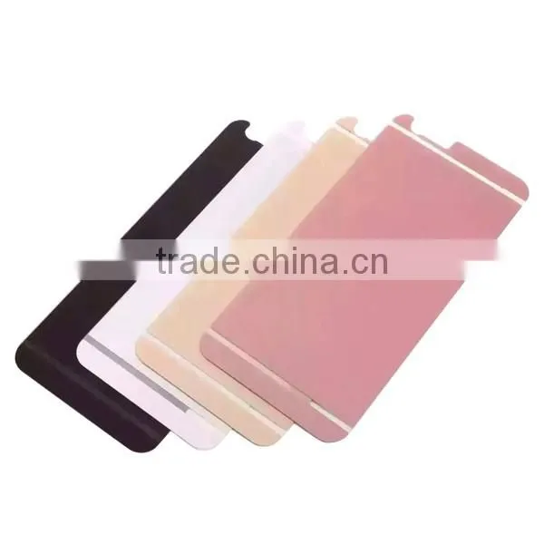Gold plated matte glass protective film for iPhone 6/plus