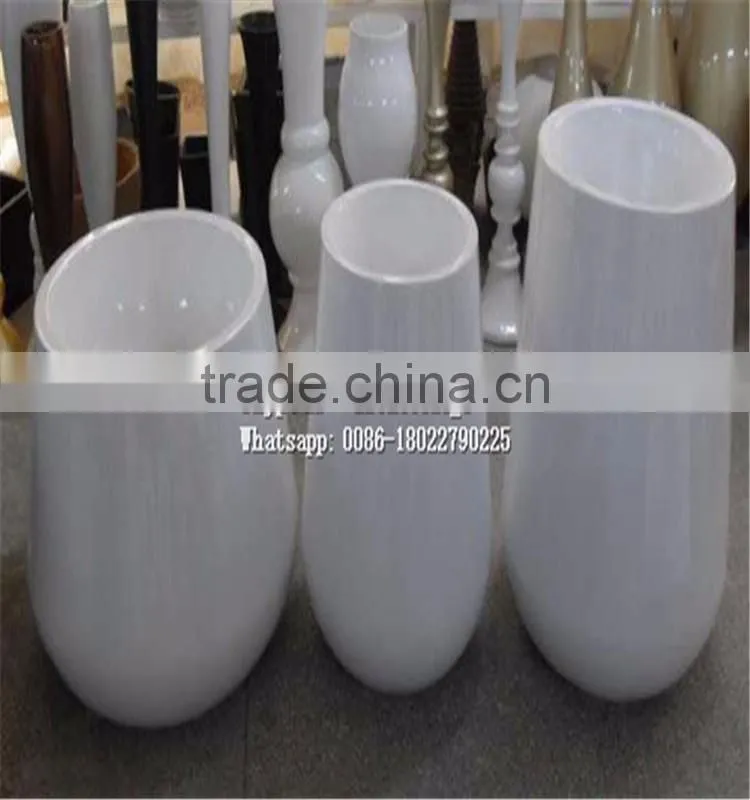 SJ20171010 2017 china manufacturer indoor plant fibre flower vase