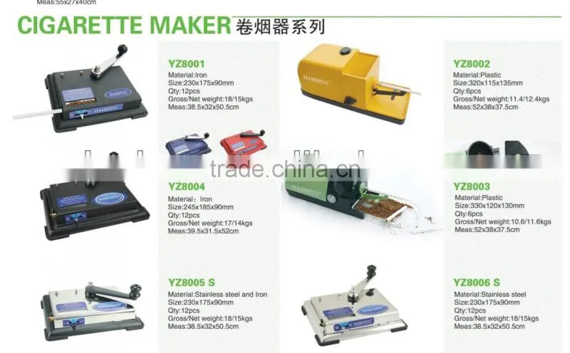 cigarette maker machine /cigarette rolling machine YZ8001