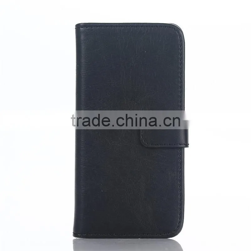 High quality crazy-horse PU card bumper/pocket cell phone case for Iphone
