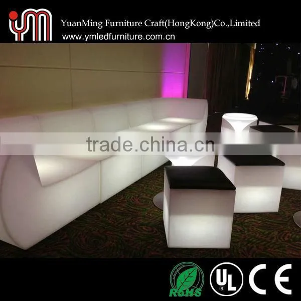 Home Rechargeable Glow Illuminated Led Light Sofa