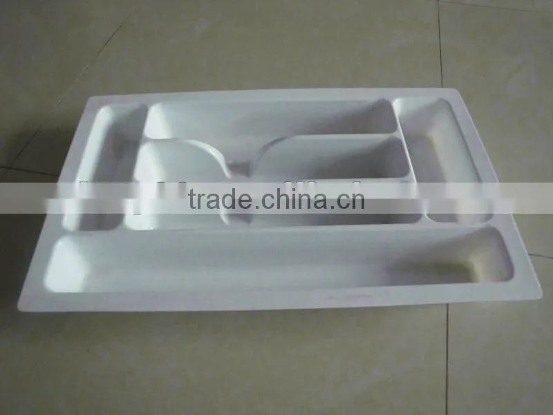 pvc vacuum forming food packaging lining of plastic