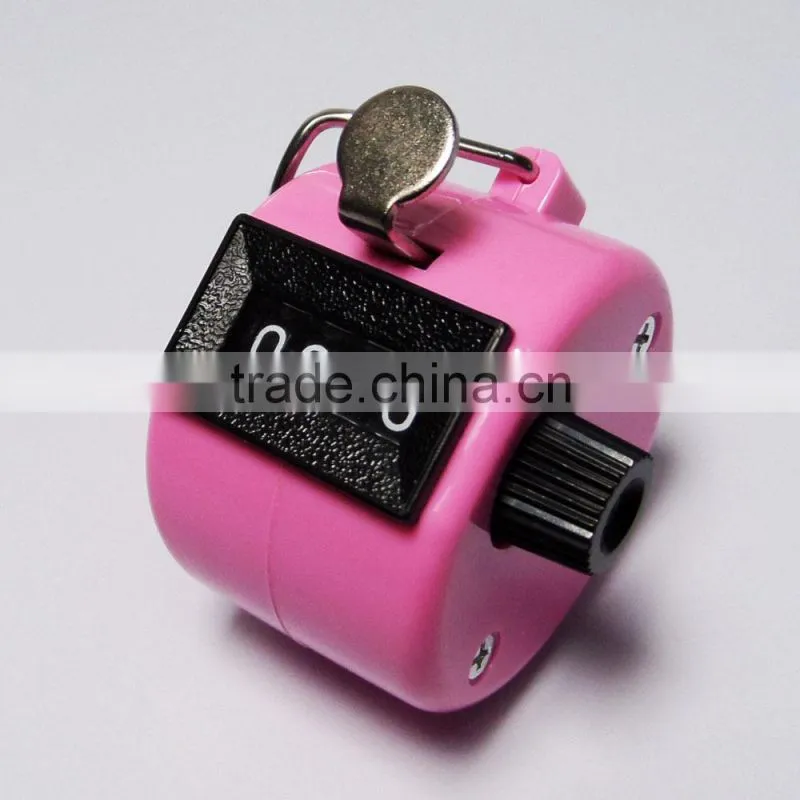 Multi functional 4 digital plastic manual tally counter