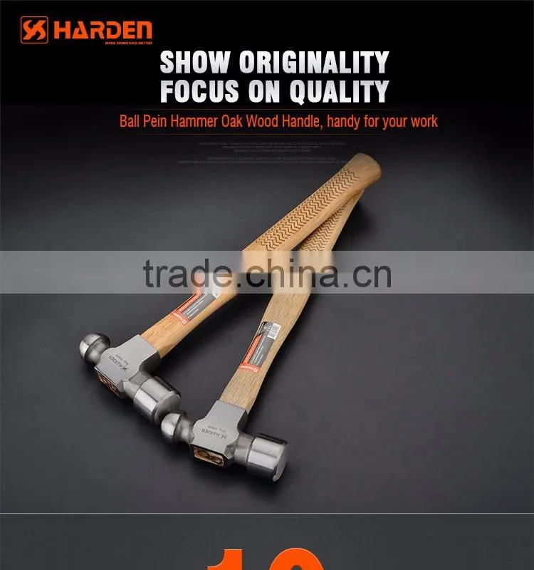 Professional 450g Ball Peen Hammer With Wood Handle