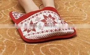 New Fashiion Cute Lady USB Heated Plush Shoes Electric Foot Warmer USB Powered foot warmer