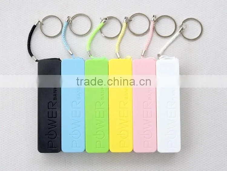 Mini 2600mAh Real Capacity Sales Promotion Gift Keychain Perfume Power Bank
