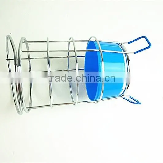 43021 Steel Wire Sink Basket Cutlery Holder Cooking Utensils Storage Kitchen Rack