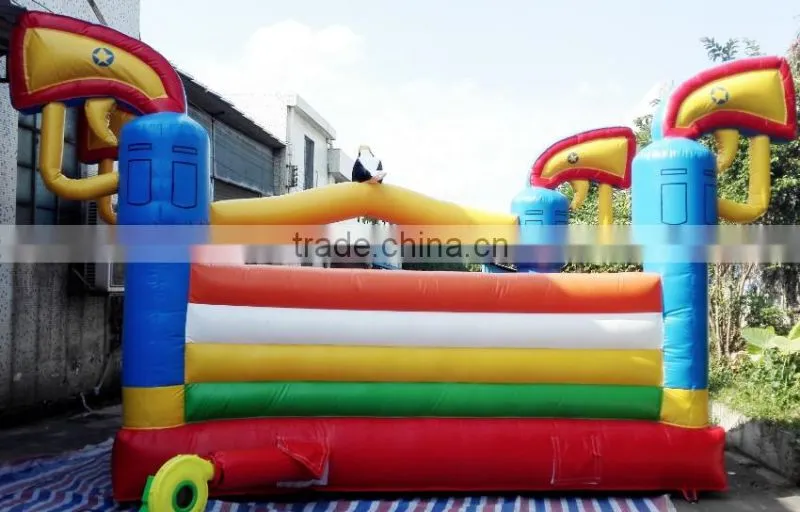 customized size air bouncer inflatable trampoline with factory lower price