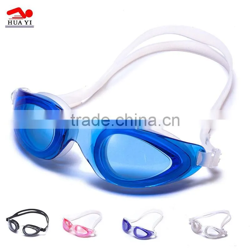 Watersports swimming eyewear waterproof elegant one piece swim glasses
