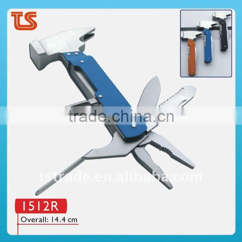 2014 New stainless steel multi cutler warrior tool with hammer (8910B )