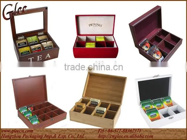 Burned Paulownia Wood Tea Canister Wholesale