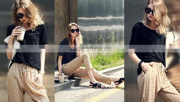 plain color short sleeve cool lady t shirt fashion hot sale women t shirt