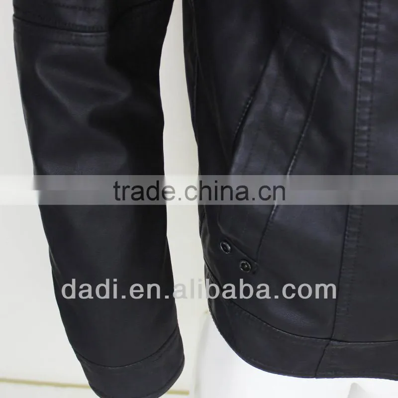 2017 Fashion Mens Leather Jackets With Hood