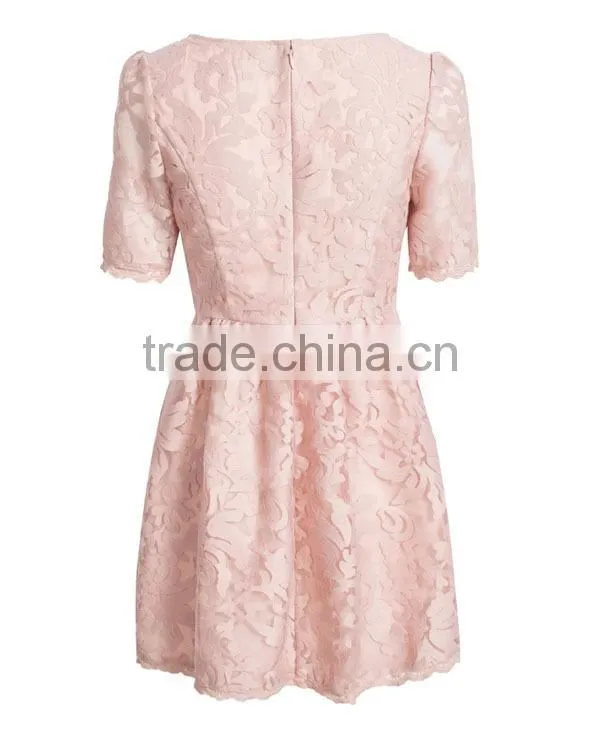 New arrival Customize Costume ladies' lace overall pleated hot sexy girls night dress