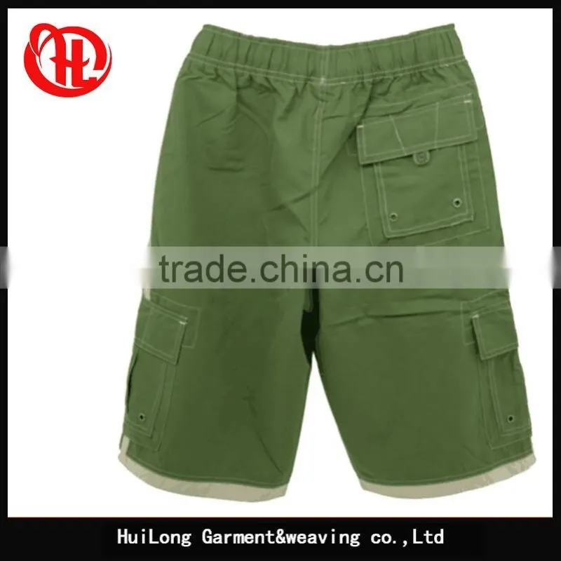 stock cheap elastic shorts cargo short pants mens