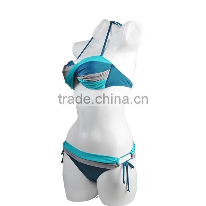 2017 Summer Wholesale Women's Sexy Push Up Vintage Bikini Swimwear (LD131004)