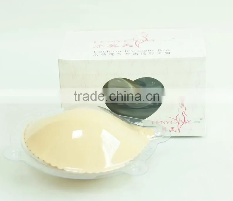 Silicon/Polyolefin gel Front Closure Self-Adhesive bra