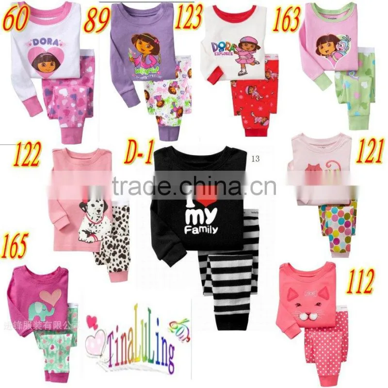 boys cute baby pajamas suits children's cotton sleeping wear