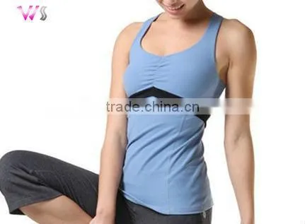 Breathable Polyester Spandex Yoga Wear Fitness Wear Fitness Tank Top