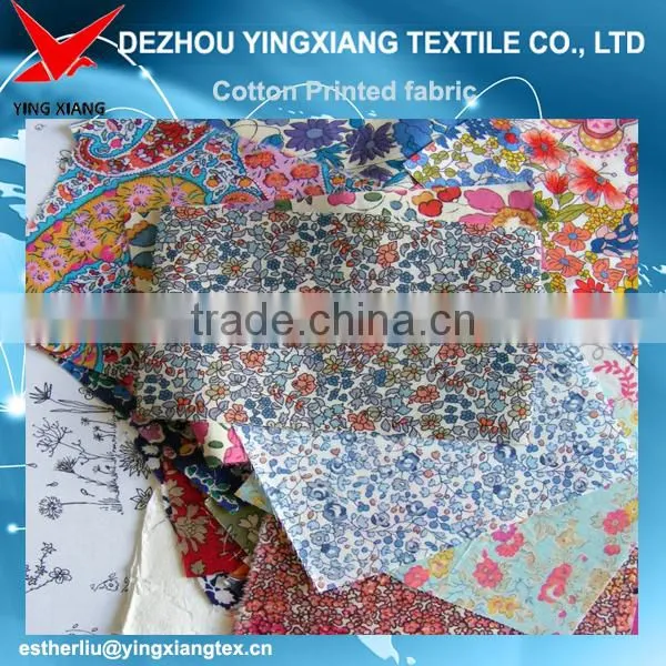 competitive 100% Cotton 40x40 133x72, cotton printed fabric