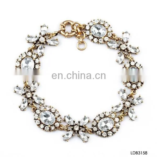 Nice design elegant gem stone ruby fashion magnetic bracelet