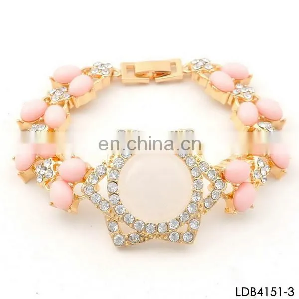 Pineapple charm elastic cord bracelet