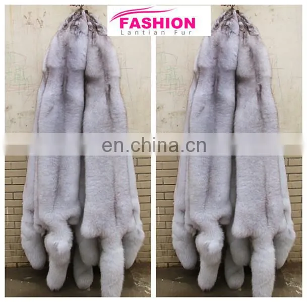 Top grade wholesale price natural new finished tanned processed fox fur skin