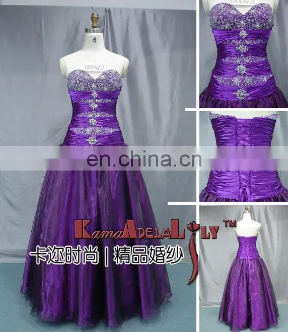 EB629 spaghetti strap sakura pleats taffeta material wedding dress V-collar marriage wedding gown