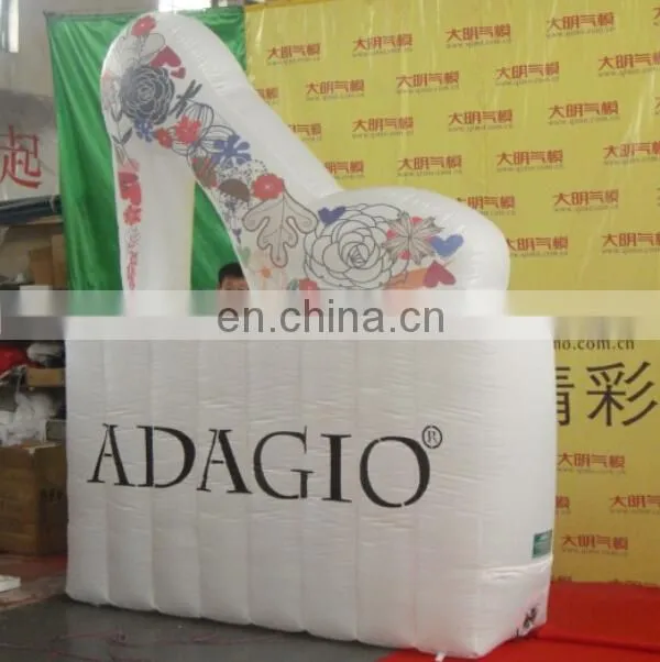 PVC inflatable tire with logos for outdoors promotion