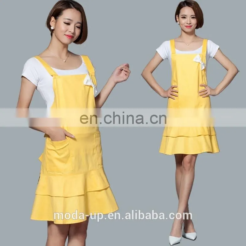 polyester kitchen apron with custom logo high quality manufacturer from China