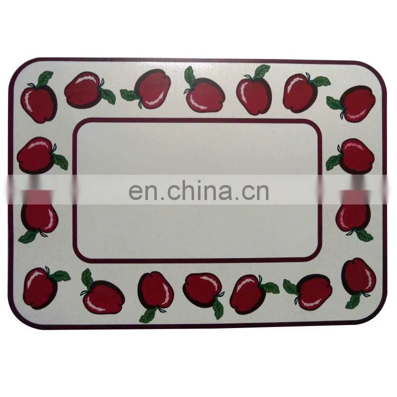 promo logo artwork custom making wholesale plastic placemats
