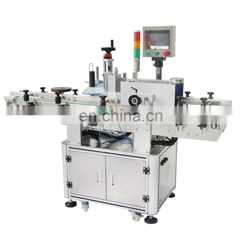 HL02 Round Bottle Label applicator Manufacturer,Automatic Adhesive Sticker Labeling Machine For Plastic Bottles