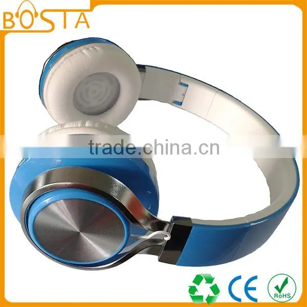 Computer game energy saving bluetooth 4.0 wireless headset with TF fm radio