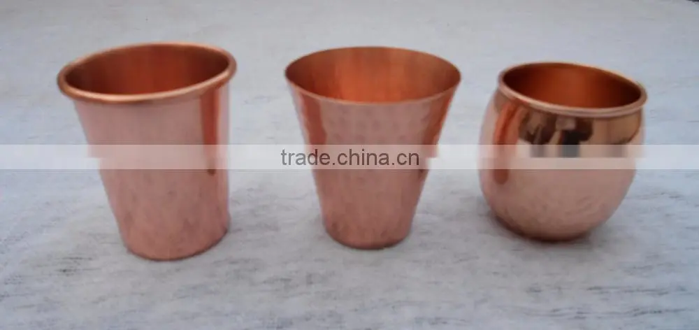 Copper Moscow Mule Mug Set Of Two With Wooden Box, Copper Mug With Custom Packing Service