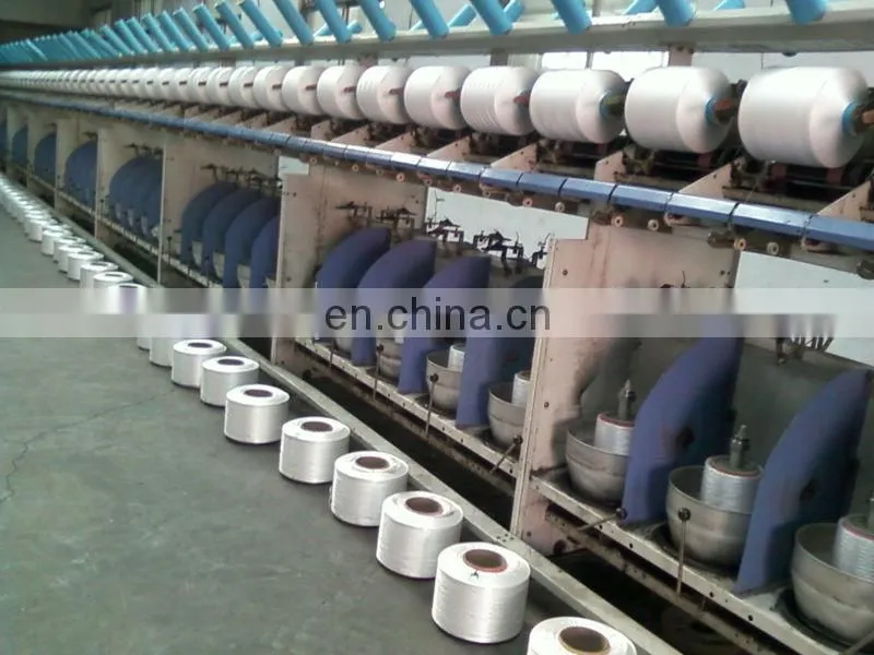 Dope dyed intermingled polyester twisted yarn for webbing