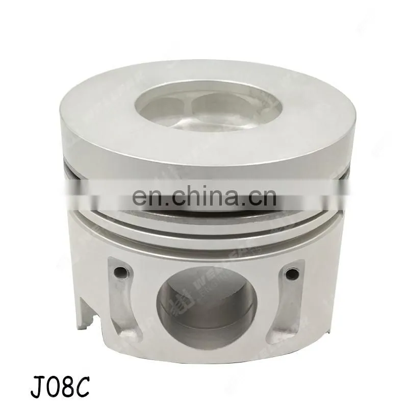 J08C J08CT engine piston kit 13216-2631/13301-1013/ S130B-E0390