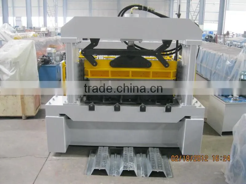 0.8mm -1.2mm Trapezoidal Profile Metal Floor Deck Roll Forming Machine