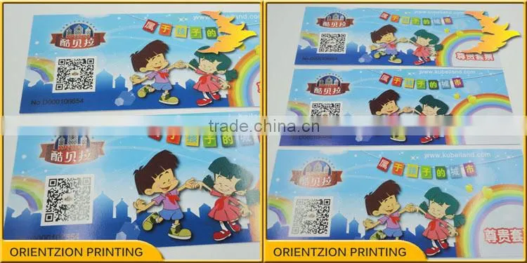 Anti Tamper Ticket, Variable Data, QR Code Ticket, Concert Ticket, Serial Number Printing