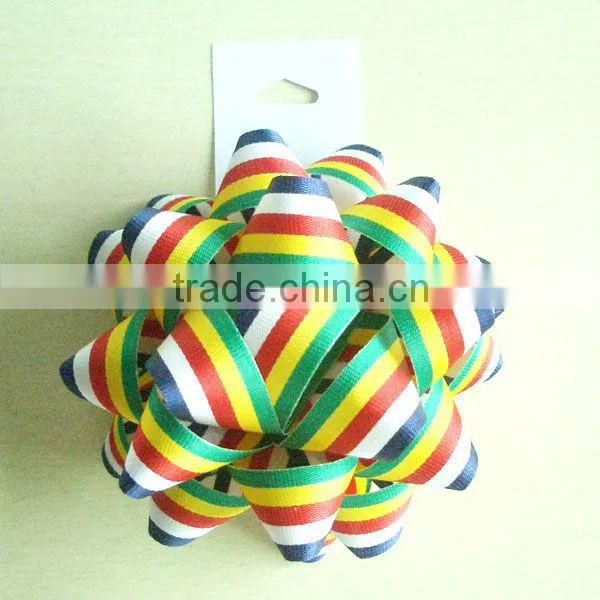 Wholesale metallic ribbon for graduation party, pp ribbon,polyester satin ribbon bow