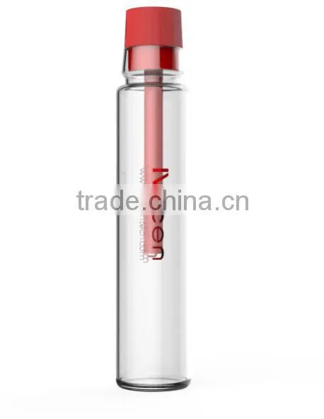 hot sale 2ml clear glass vial with plastic plug as sampler vial, pocket glass vial