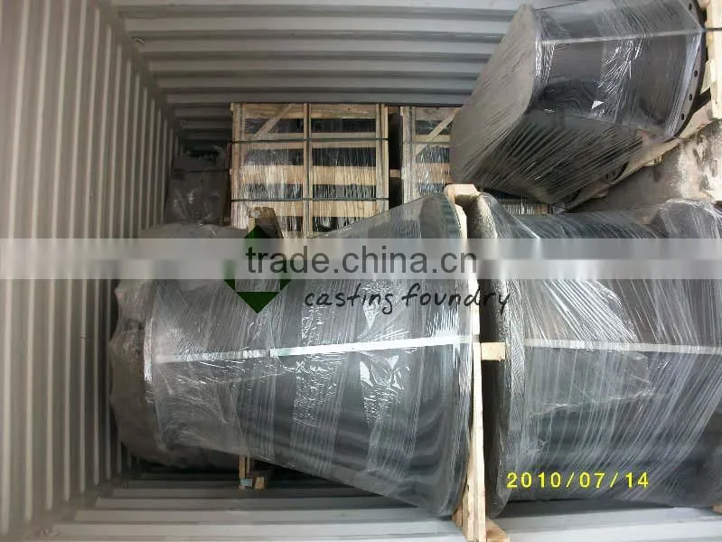 ductile iron flanged adapter for PVC pipe
