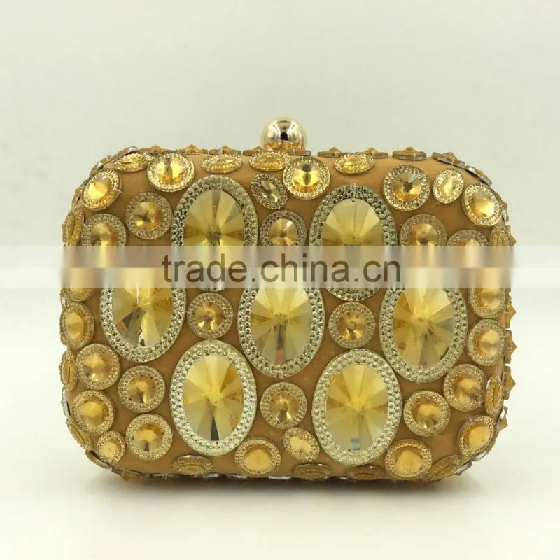 hot sale colorfull rhinestone clutch bag have stock