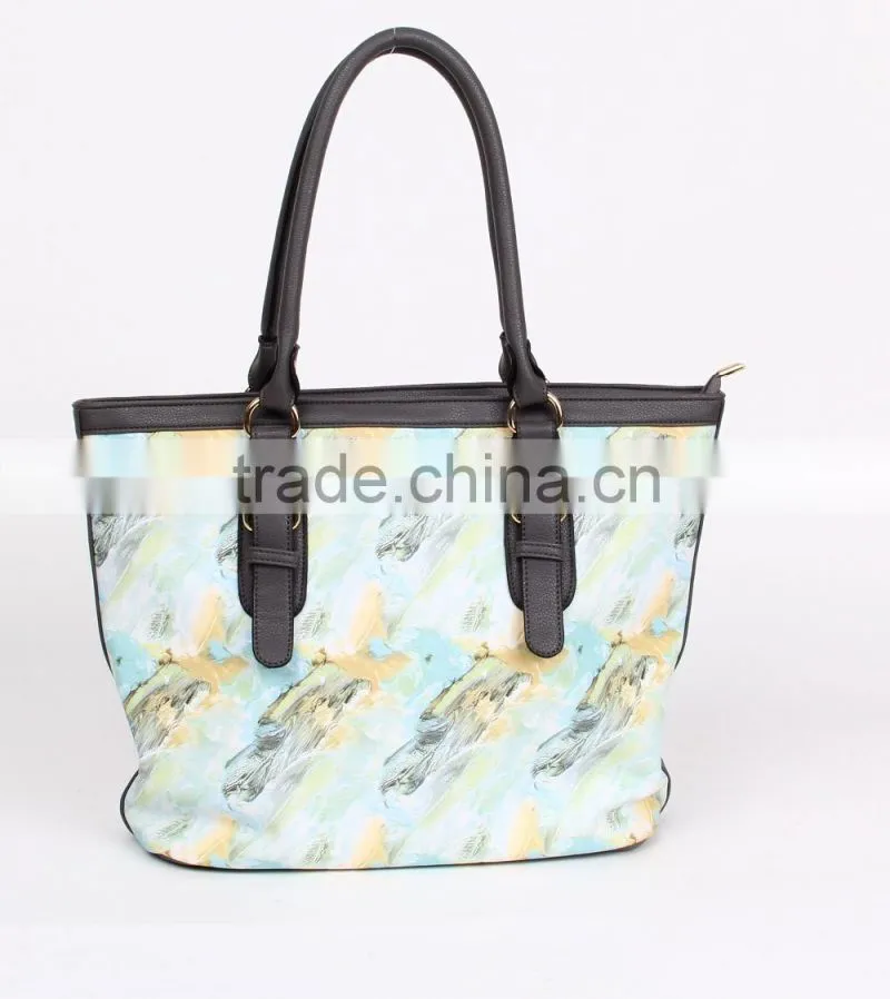 Wholesale Elegant fashionable design handbags ladies 2015/leather handbag from china/woman totes 2015