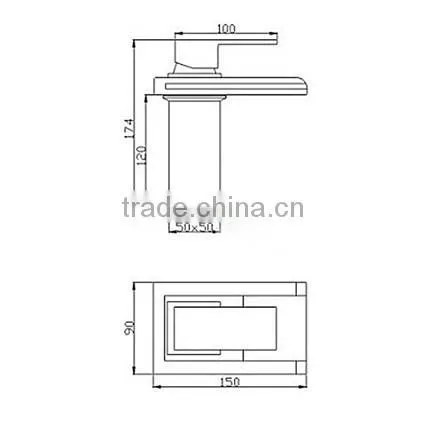 Light Changing Water Power LED Washbasin Faucet
