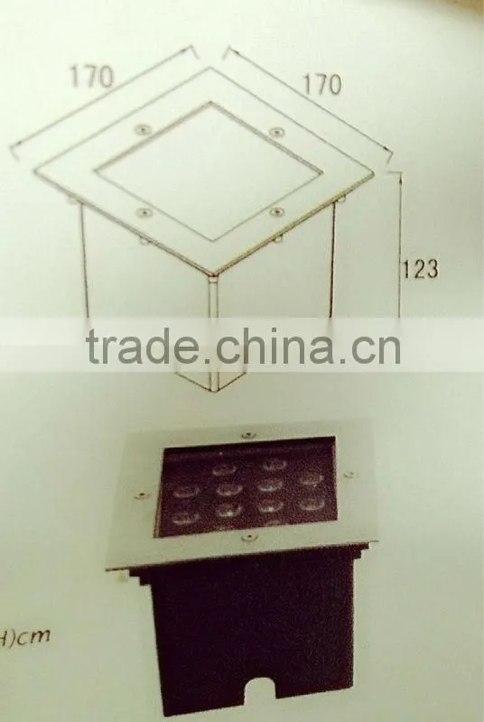 Good quality IP65 outdoor inground light led underground light