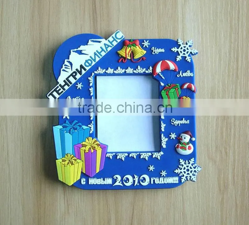 3D cartoon design eco-friendly pvc photo frames for kids gifts